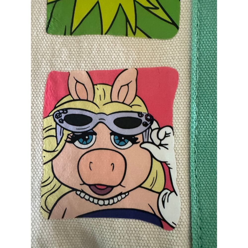Disney Muppers Kermit, Piggy, Fozzy, Gonzo Custom Made Trader Joes Mini Tote - Picture 5 of 13